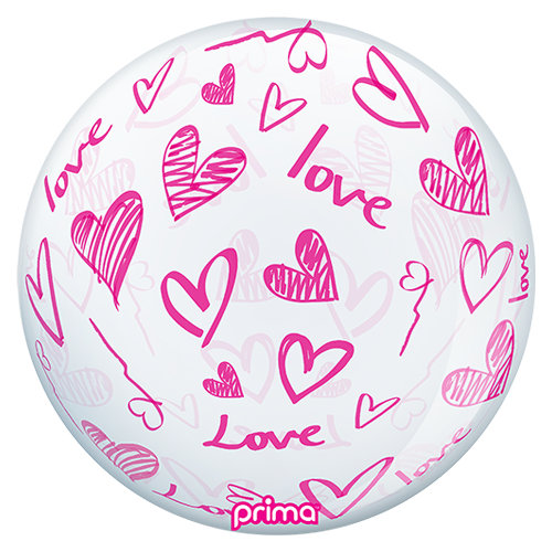 [PS-HTGF-22] 1 Sphère 20" Graffiti Love - Prima