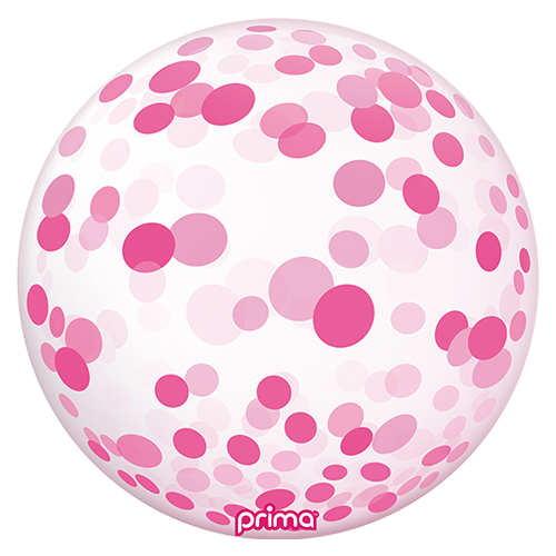 [PS-PKCF-22] 1 Sphère TM 20" Pink Confetti - Prima