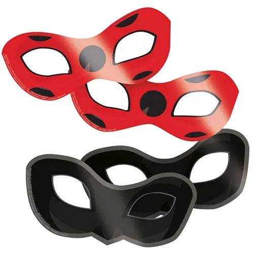 [9902883] Lot De 8 Masques Miraculous - Amscan