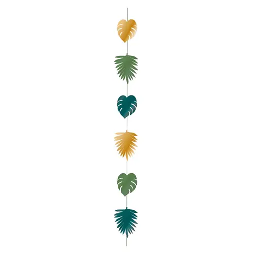 [9913804] Lot de 4 Cordes Décorations Suspendus Papier Feuillages – Amscan