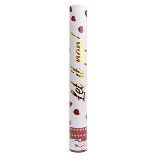 [9916661] Canon Confettis Papier Pétale Rouge 40cm *1 