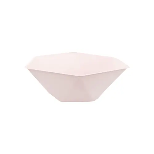 [9918261] Lot de 6 Bols Hexagonaux Décor Rose 15.8cm  