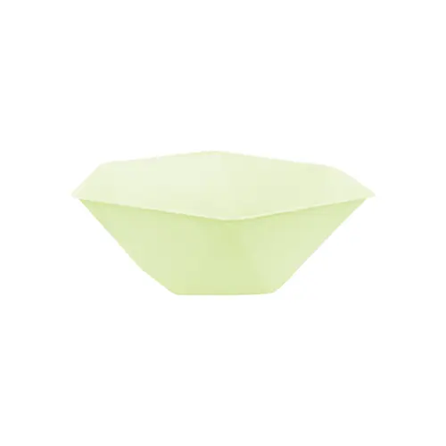 [9918264] Lot de 6 Bols Hexagonaux Décor Vert 15.8cm  