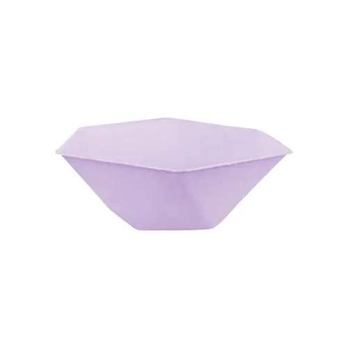[9918265] Lot de 6 Bols Hexagonaux Décor Violet 15.8cm  