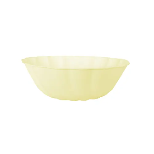 [9918269] Lot de 6 Bols Ronds Décor Jaune 14.8cm  