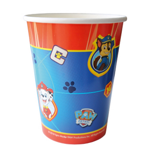 [9903820-66] Lot De 8 Verres 250Ml Pat Patrouille 