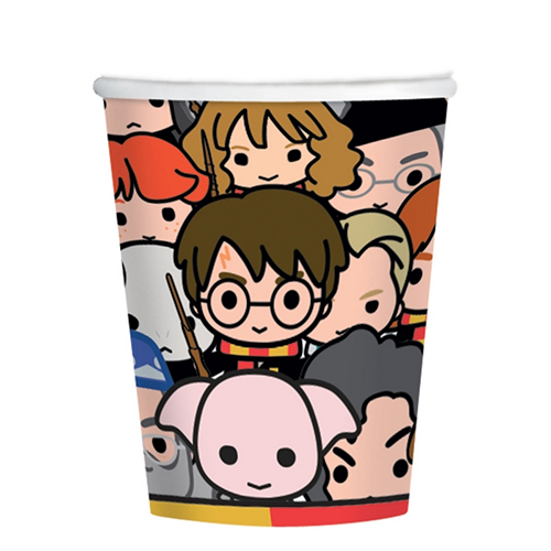 [9905192-66] Lot De 8 Verres 250Ml Harry Potter - Amscan