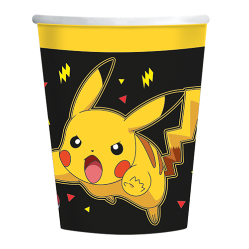 [9917106-66] Lot De 8 Verres 237Ml Pokemon 2024 - Amscan