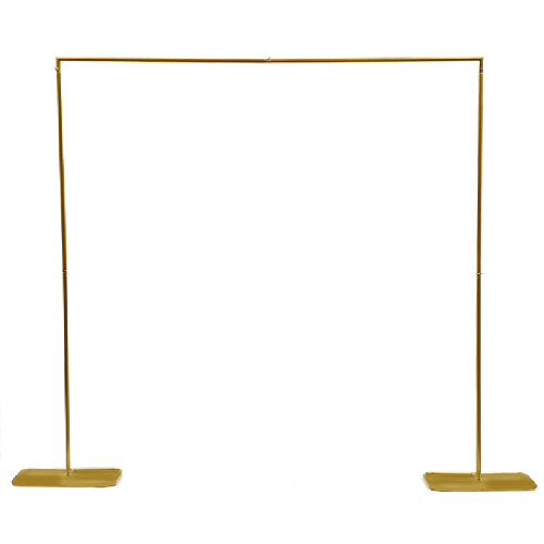 [B416A-2220G] Arche Carrée Dorée En Métal – Borosino 