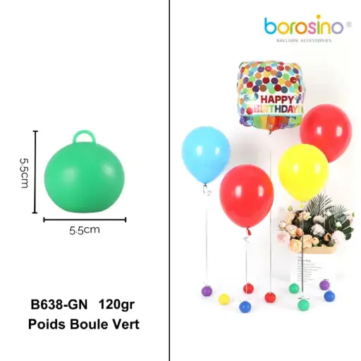 [B638-GN] Ball weight GREEN 120gr - Borosino