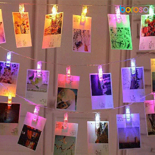 [B698] Guirlande De Clips À Led Blanches – Borosino - FDS