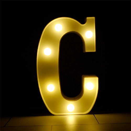 [B926-C] Lettre C Lumineuse Led – Borosino