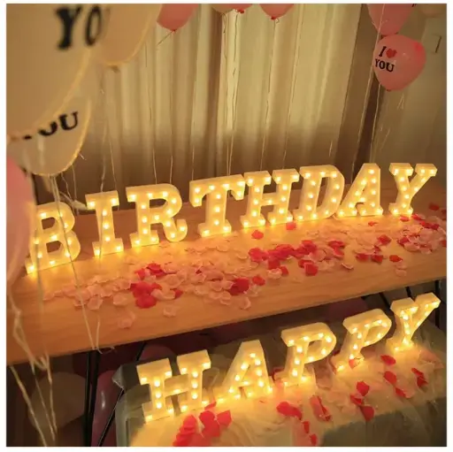 [B926-HB] Small LED Happy Birthday Lights - Borosino