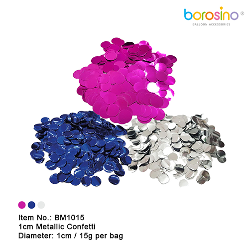 [BM1015P] Confettis De 1Cm Sachet De 15G Rose - Borosino - FDS
