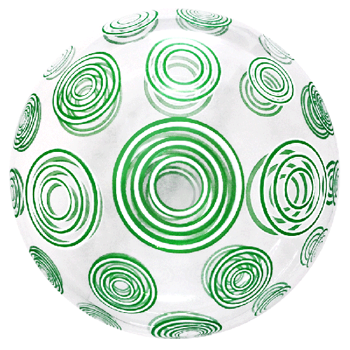 [BBQ010-19] Printed Bubble 20" Vert Swirls - FDS