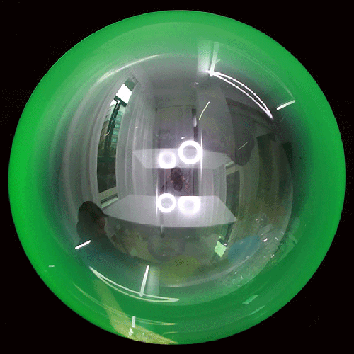 [BBQ013-6] Gradient Donut Bubble 18" Vert - FDS