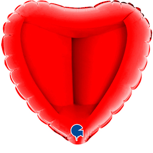 [G04008R] Coeur Rouge 4" Vrac - Grabo