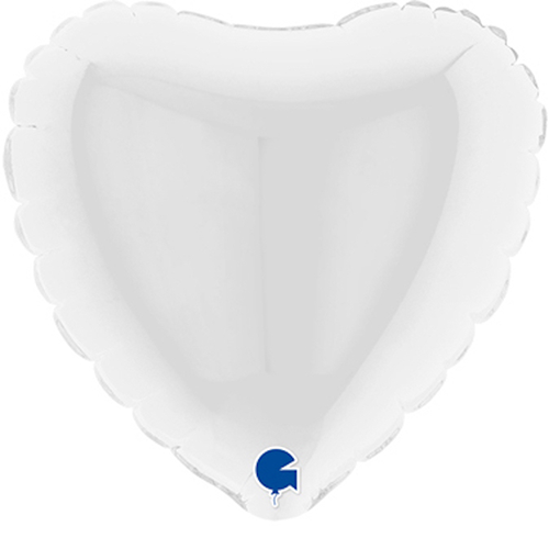 [G04018WH] Coeur Blanc 4" - Grabo