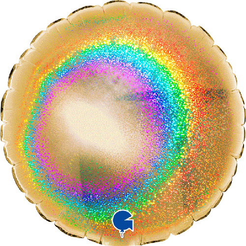 [G04172GHG5] Rond Holo Gold 4" Vrac - Grabo