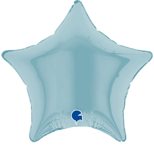 [G04221PB] Étoile Pastel Blue 4" Vrac - Grabo