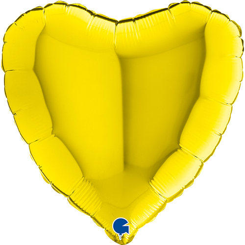 [G09019Y] Coeur Jaune 9" - Grabo