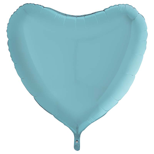 [G09021PB] Coeur Bleu Pastel 9" - Grabo