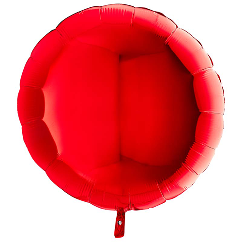 [G09108R] Rond Rouge 9" Vrac - Grabo