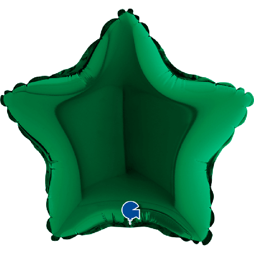 [G09211DGR] Étoile Vert Fonce 9" - Grabo