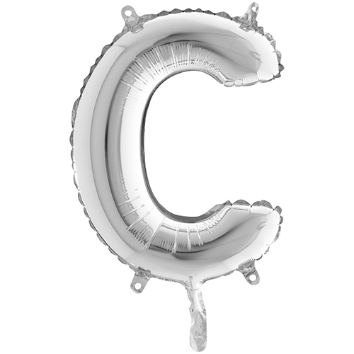 [G14229S-P] Lettre "C"  Argent 14"  - Grabo