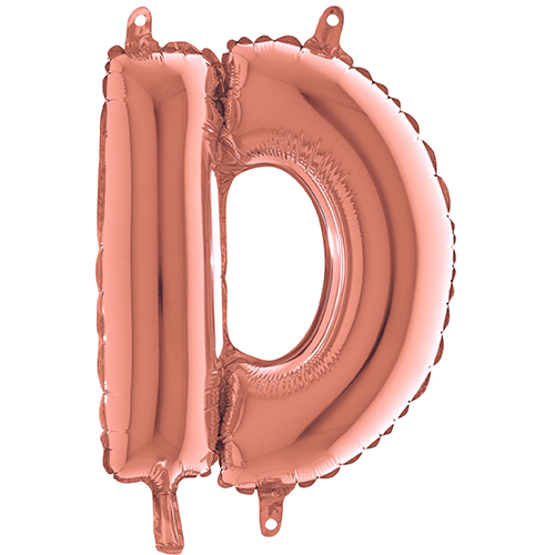 [G142323RG-P] Lettre "D" Rose Gold 14" - Grabo