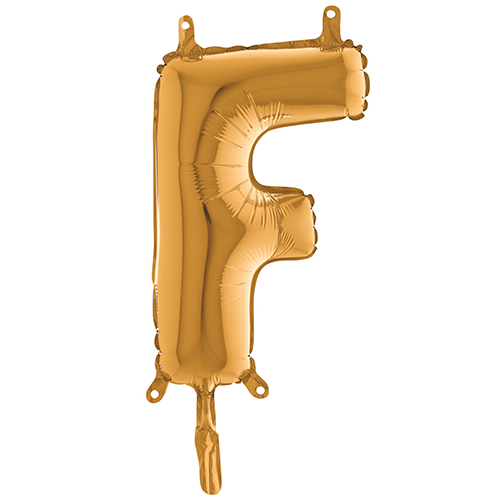 [G14252G-P] Lettre "F"  Or 14"  - Grabo