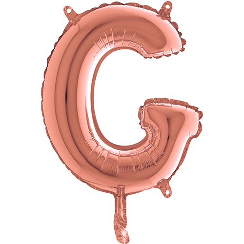 [G142623RG-P] Lettre "G"  Rose Gold 14"  - Grabo