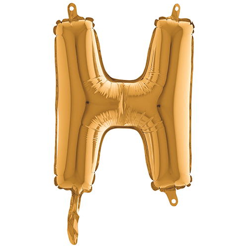 [G14272G-P] Lettre "H"  Or 14"  - Grabo