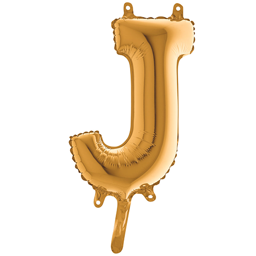 [G14292G-P] Lettre "J"  Or 14"  - Grabo