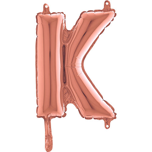 [G143023RG-P] Lettre "K"  Rose Gold 14"  - Grabo