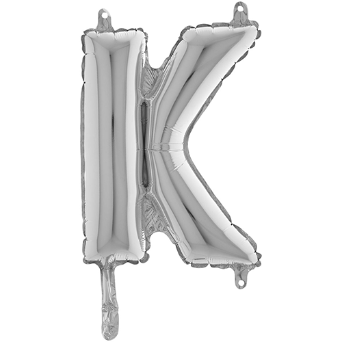 [G14309S-P] Lettre "K"  Argent 14"  - Grabo