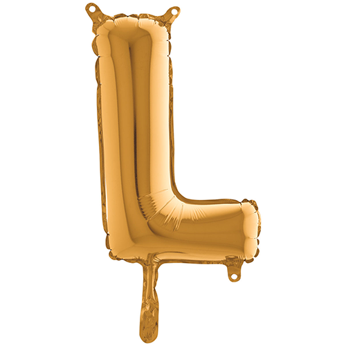 [G14312G-P] Lettre "L"  Or 14"  - Grabo