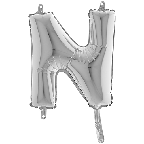 [G14339S-P] Lettre "N"  Argent 14"  - Grabo