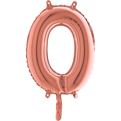 [G143423RG-P] Lettre "O"  Rose Gold 14"  - Grabo
