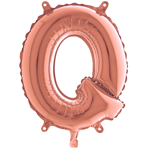 [G143623RG-P] Lettre "Q"  Rose Gold 14"  - Grabo