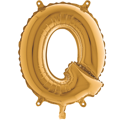 [G14362G-P] Lettre "Q"  Or 14"  - Grabo