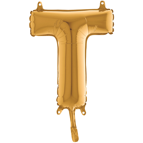[G14392G-P] Lettre "T"  Or 14"  - Grabo