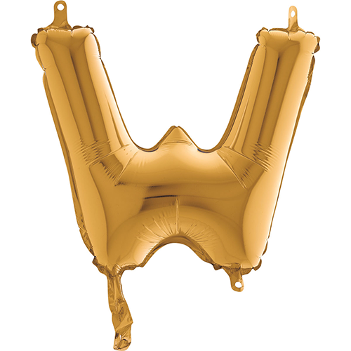 [G14422G-P] Lettre "W"  Or 14"  - Grabo