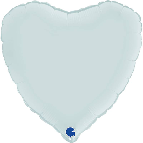 [G180000SPB] Coeur Satin Pastel Blue 18" - Grabo