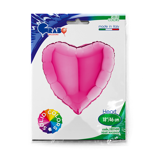 [G18014M-P] Coeur Magenta 18"  - Grabo