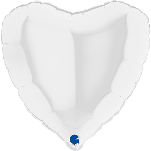 [G18018WH] Coeur Blanc 18" - Grabo
