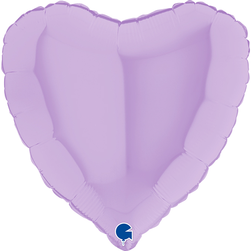 [G180M02L] Coeur Matte Lilac 18" Vrac - Grabo