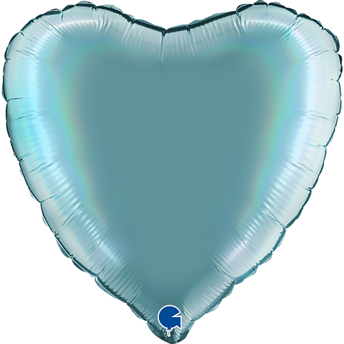 [G180P02RHTS] Coeur Holo Platinum Tenerife Sea 18" Vrac - Grabo