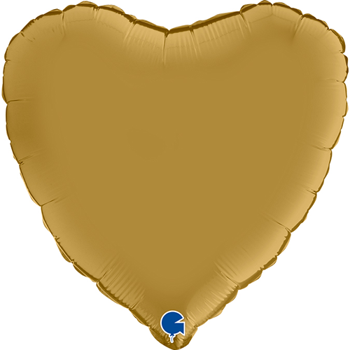 [G180S00G] Coeur Satin Gold 18" Vrac - Grabo