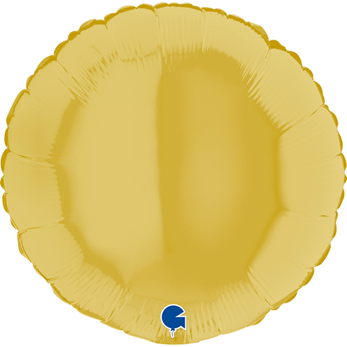 [G18116PY] Rond Pastel Jaune 18" Vrac - Grabo